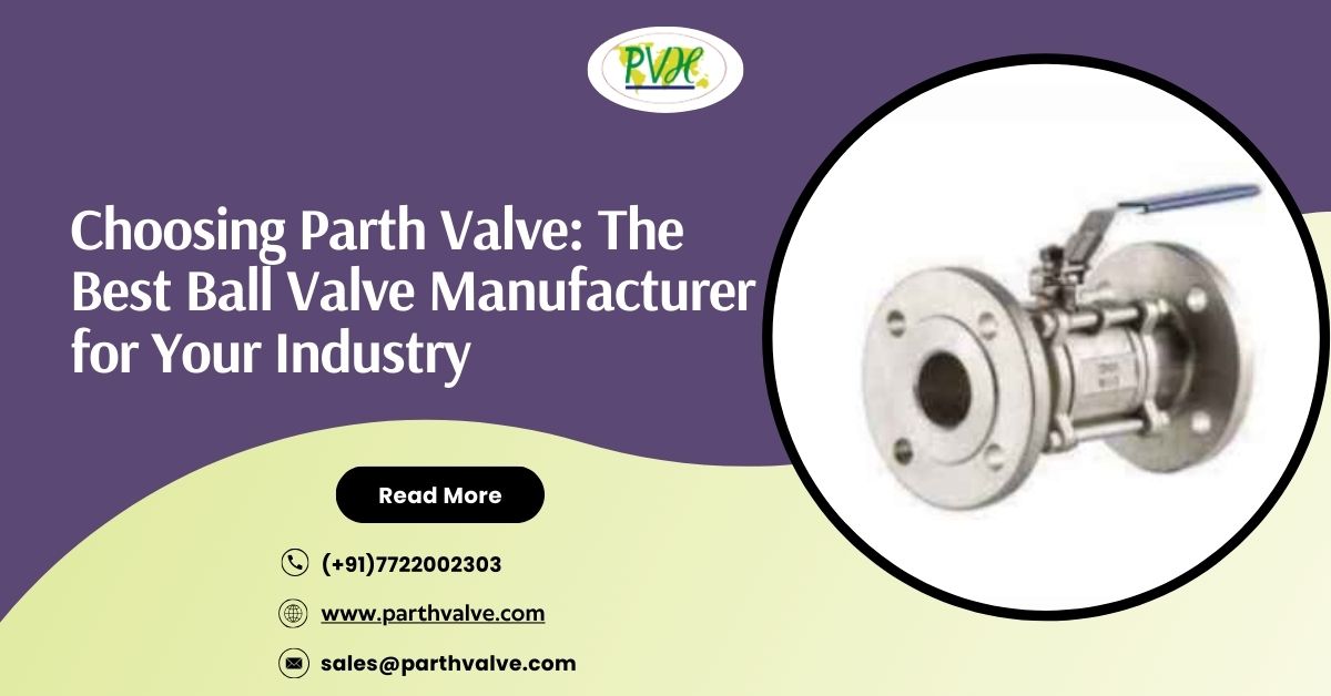 Ball Valve Manufacturer - Parth valve
